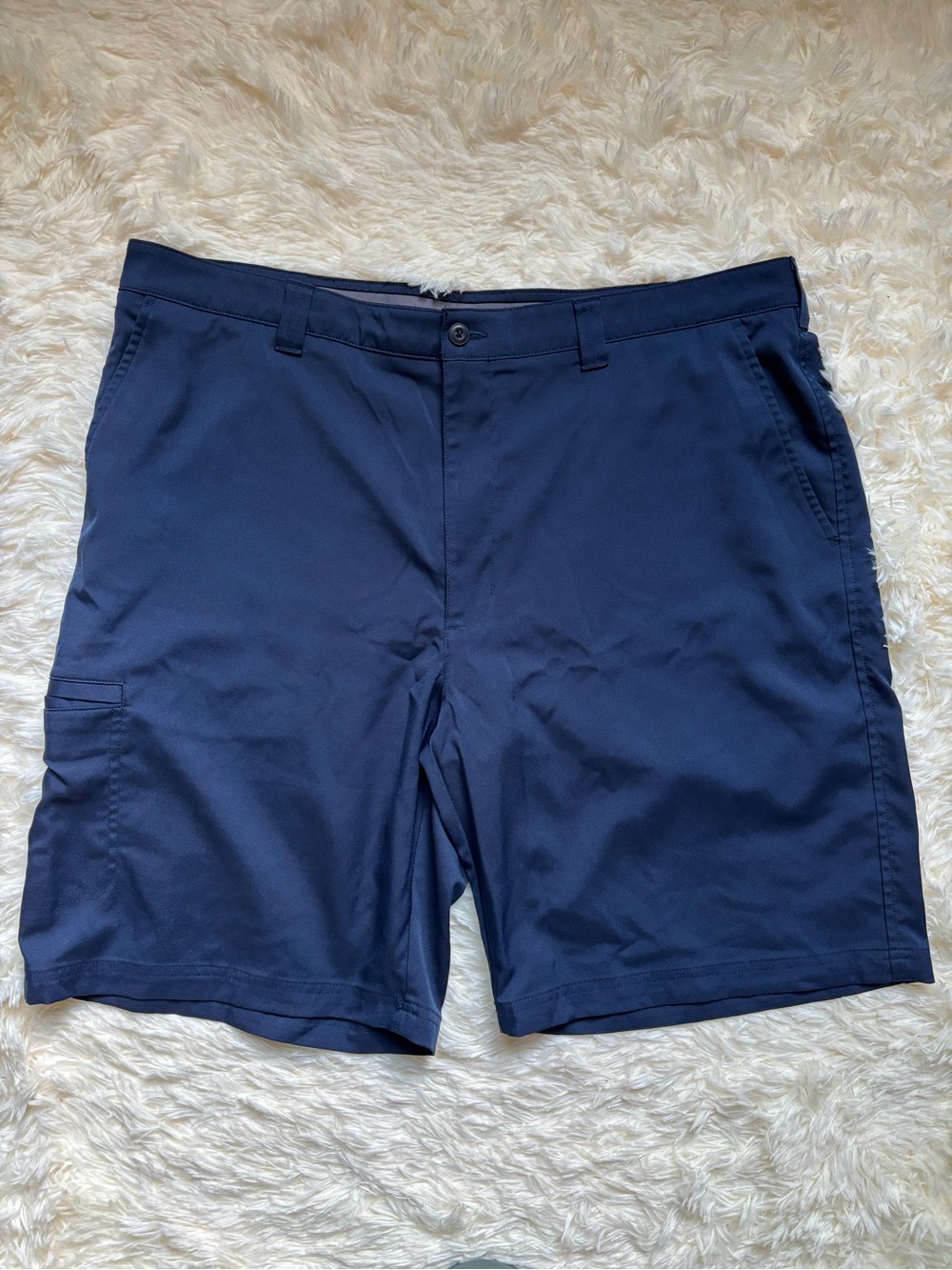 PGA Tour Men’s Golf Shorts Navy Blue Size 40 Stretch Cargo Pocket